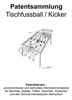 Thumbnail Tischfussball Kicker Technik Design Zeichnungen Patente
