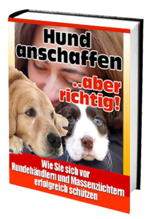 Product picture Hund anschaffen - aber richtig!
