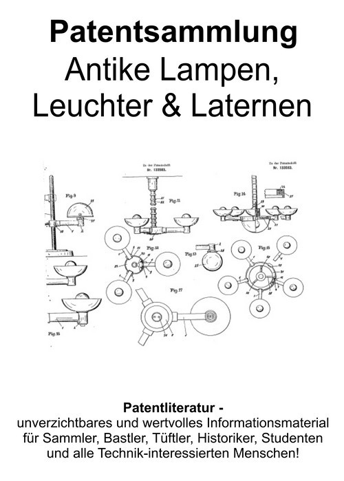 Product picture Antike Lampen, Leuchter und Laternen - Patentsammlung