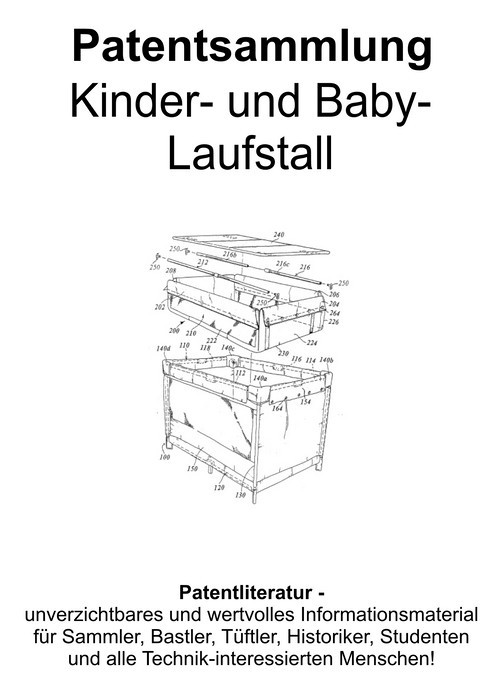Product picture Kinder- und Baby-Laufstall - Technik Skizzen Beschreibungen