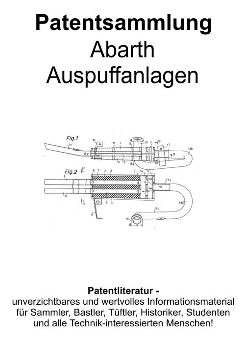 Product picture Abarth exhaust systems Performance upgrades Technique Sketch