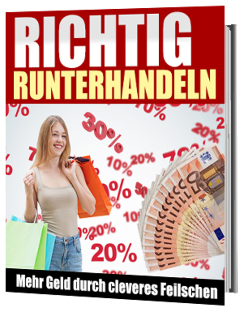 Product picture Richtig runterhandeln - Mehr Geld durch cleveres Feilschen