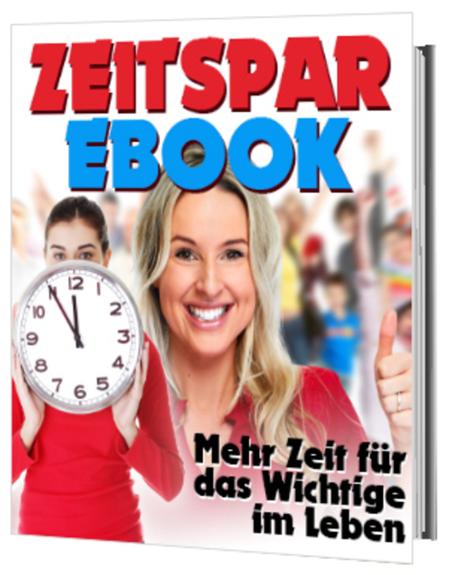Product picture ZEITSPAR-EBOOK - Mehr Zeit für das Wichtige im Leben